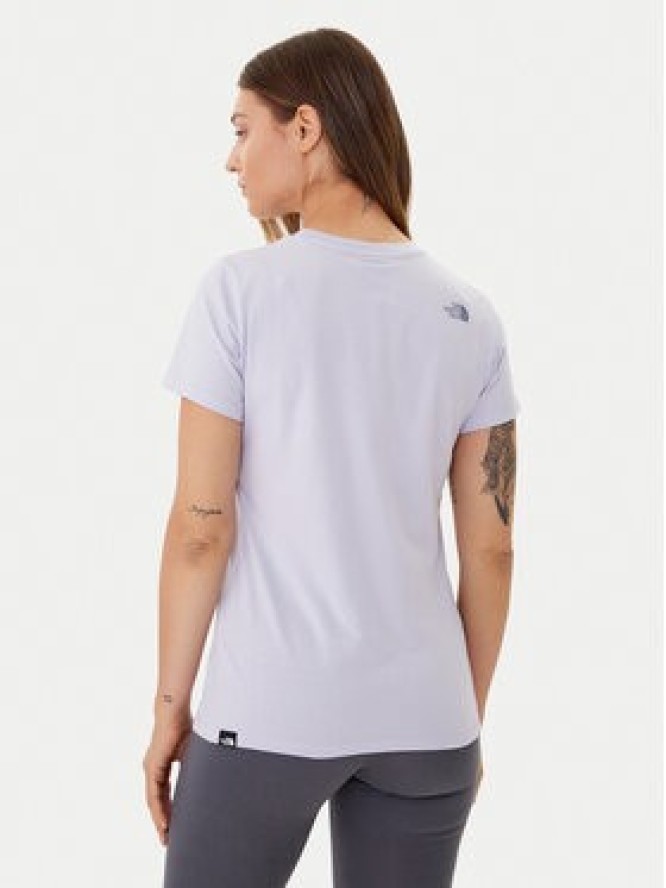 The North Face T-Shirt Easy NF0A8A6D Fioletowy Regular Fit