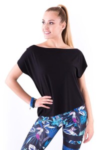 Bluza na fitness damska 2skin SENSUAL BLACK