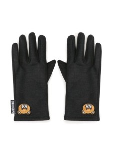 MOSCHINO Rękawiczki Damskie 65345 M2812 Czarny
