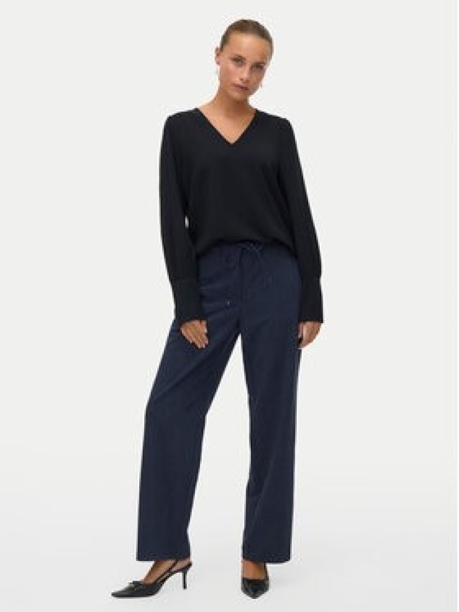 Vero Moda Bluzka Esme 10338288 Czarny Regular Fit