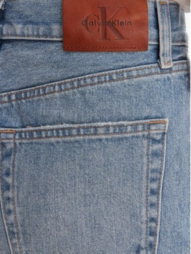 Calvin Klein Jeans Szorty jeansowe LV047F765G Niebieski Straight Fit