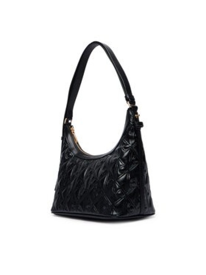 Calvin Klein Torebka Emblem Aop Debossed Shoulder Bag LV04F3874G Czarny