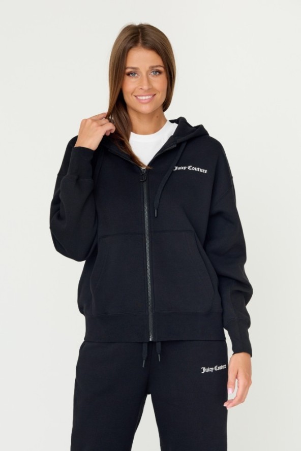 JUICY COUTURE Czarna damska bluza Randy, Rozmiar S