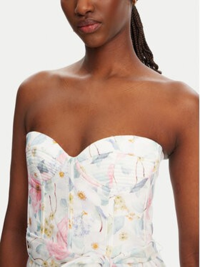 Bardot Sukienka letnia 58566DB2 Kolorowy Slim Fit