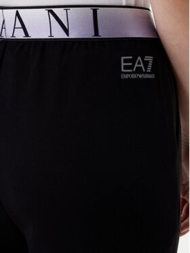 EA7 Emporio Armani Spodnie dresowe 7W001154 AF12501 UC001 Czarny Regular Fit