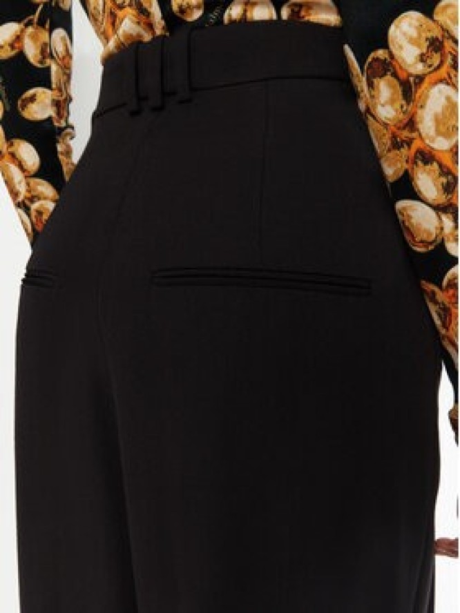 Balmain Spodnie materiałowe DF0PQ310WC09 Czarny Regular Fit