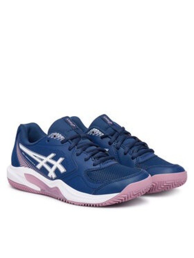 Asics Buty do tenisa Gel-Dedicate 9 Clay 1042A314 Granatowy