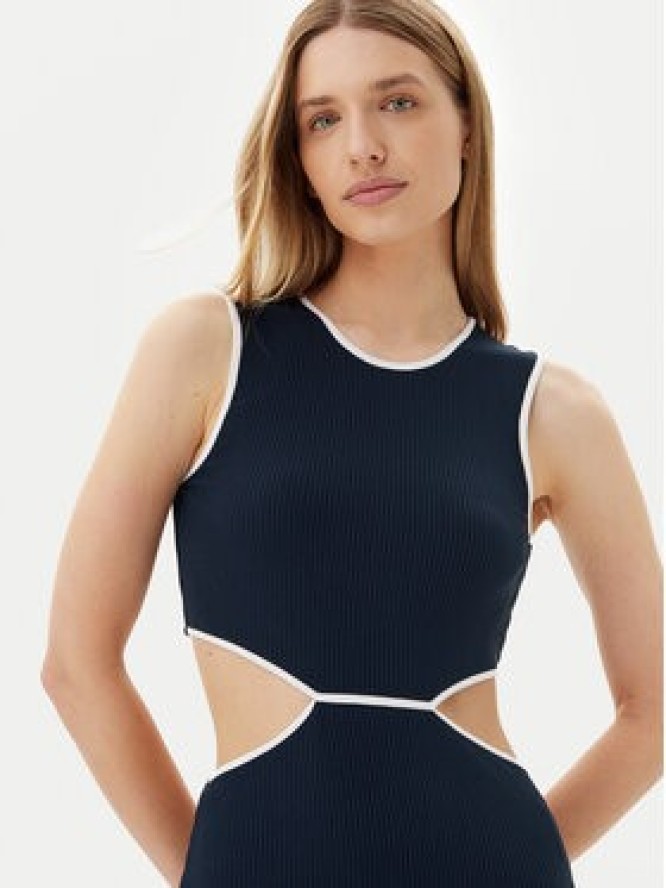 EA7 Emporio Armani Sukienka dzianinowa 7W000301 AF12654 UB102 Granatowy