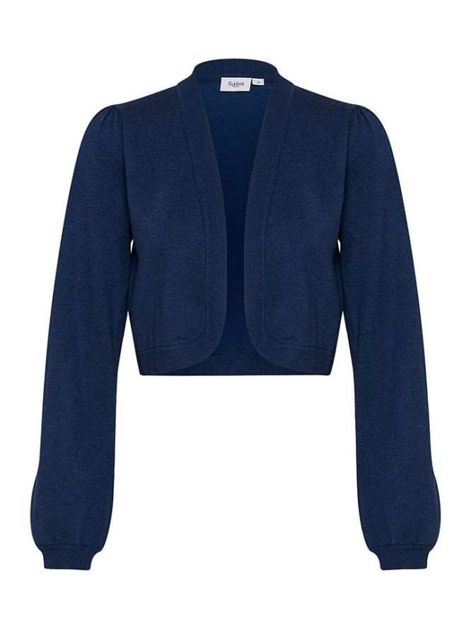 SAINT TROPEZ Bolerko "Mila" w kolorze niebieskim rozmiar: S