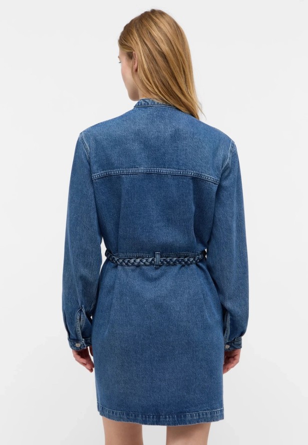 Damska Sukienka Mini Mustang Style Paola Dress Denim Blue 1015586 5000 500