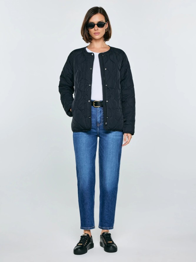 Sneakersy damskie ze skóry ekologicznej czarne NN274A850 906