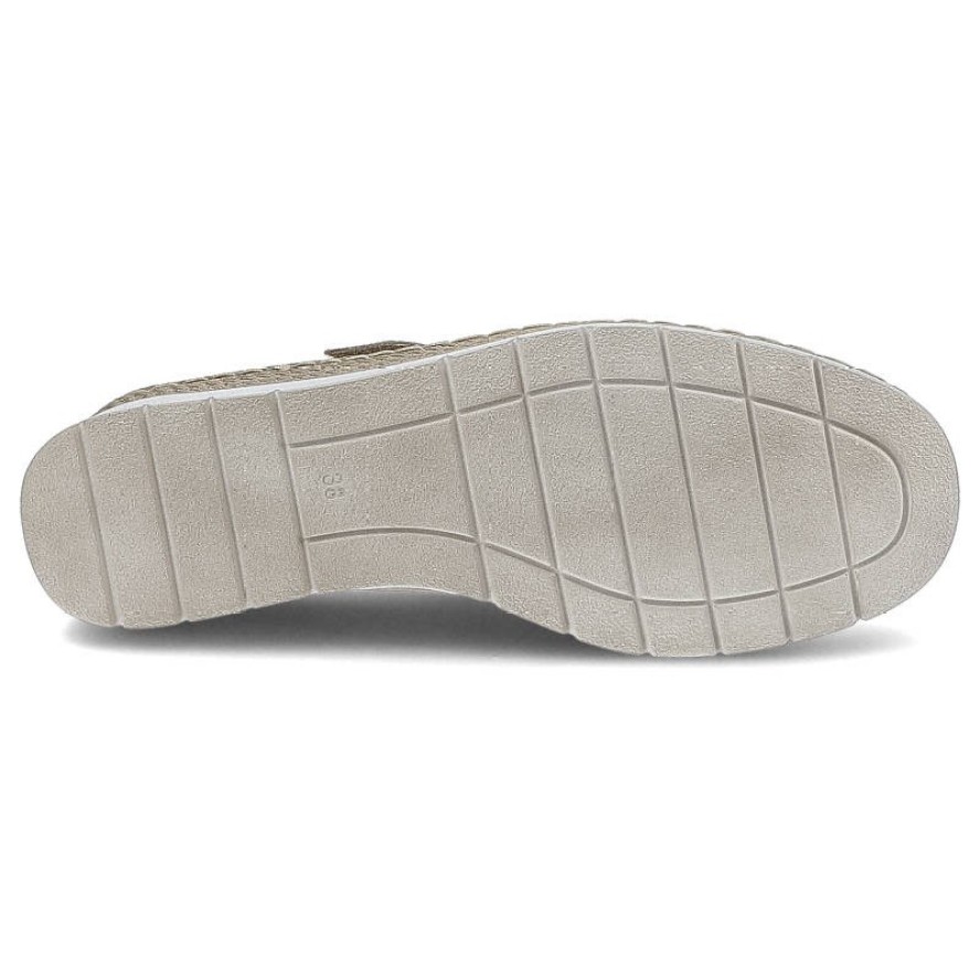 Szare Półbuty Wasak Damskie Wygodne Buty