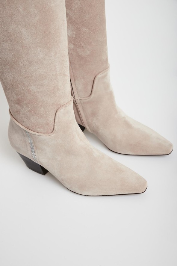 Kowbojki damskie skórzane PESERICO