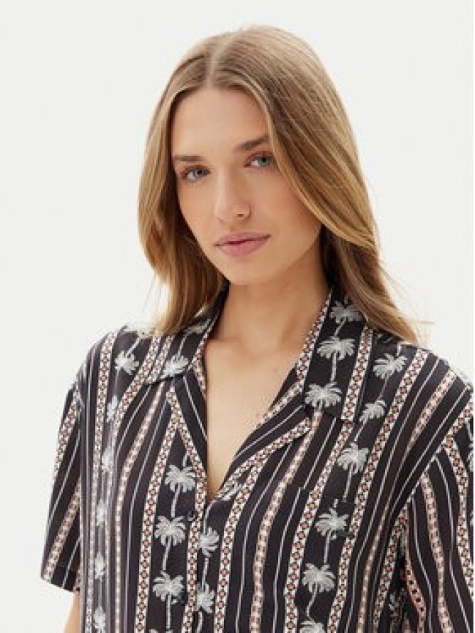 Volcom Koszula Sun Stunner B0412500 Czarny Boxy Fit