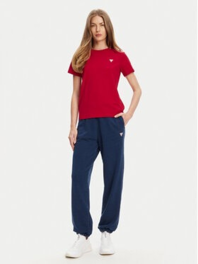 Guess Jeans T-Shirt W4YI10 J1314 Czerwony Regular Fit