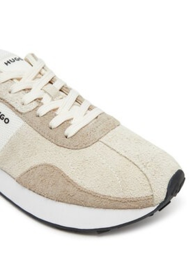 HUGO Sneakersy Kiria Runn hsdme 50541592 Écru