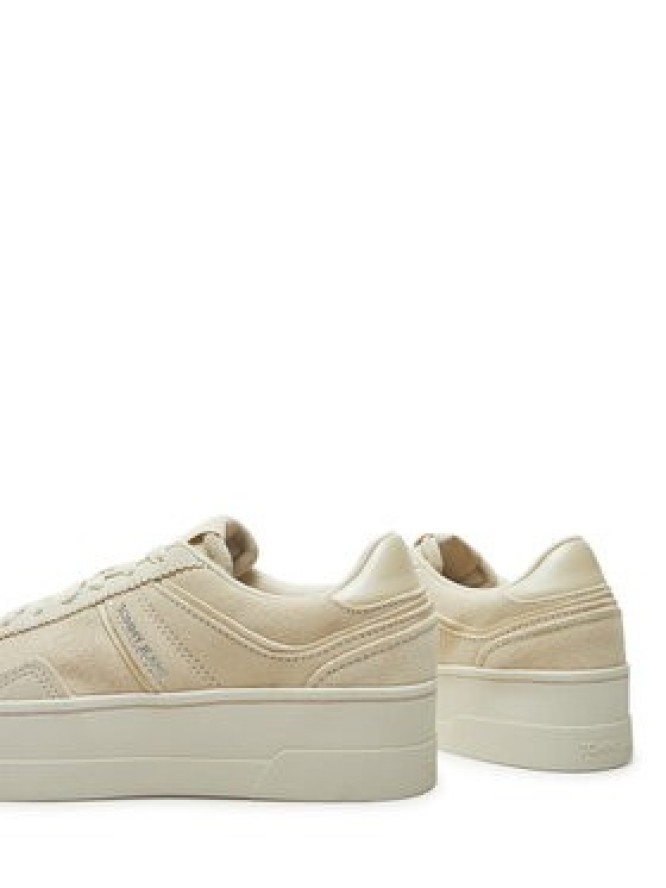 Tommy Jeans Sneakersy The Greenwich Flatform Elevated EN0EN02676 Beżowy
