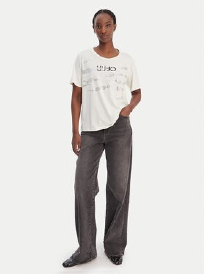 Liu Jo Sport T-Shirt TA6265 JS923 Biały Regular Fit