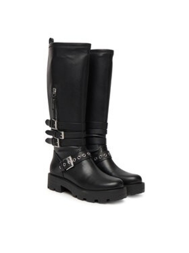 Guess Kozaki FLFYNK ELE11 Czarny