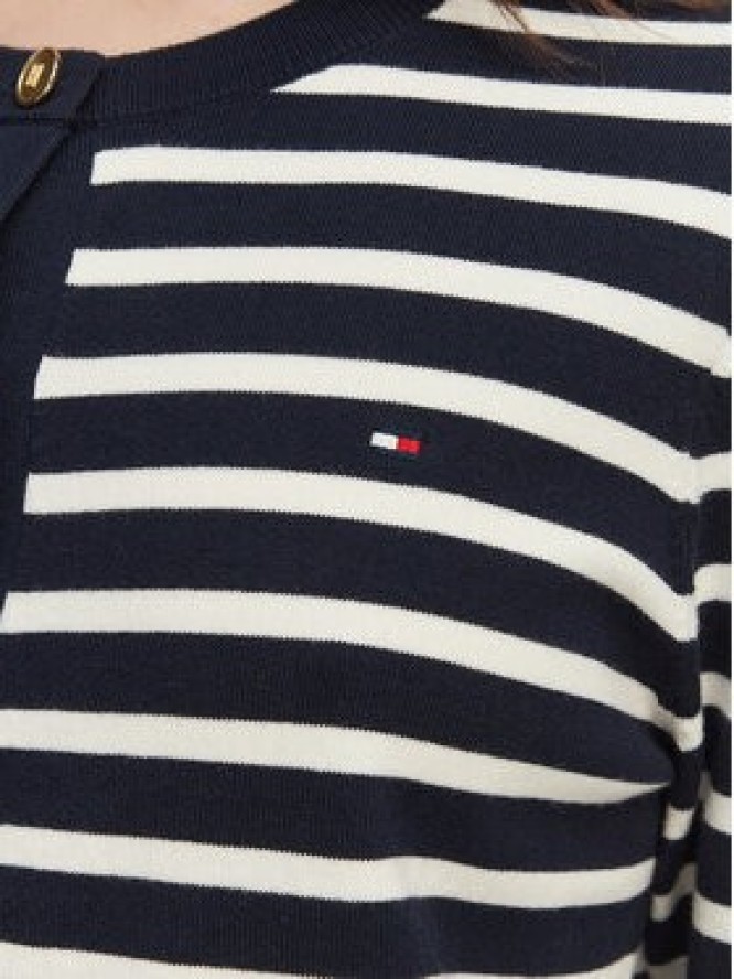 Tommy Hilfiger Kardigan WW0WW42370 Granatowy Regular Fit