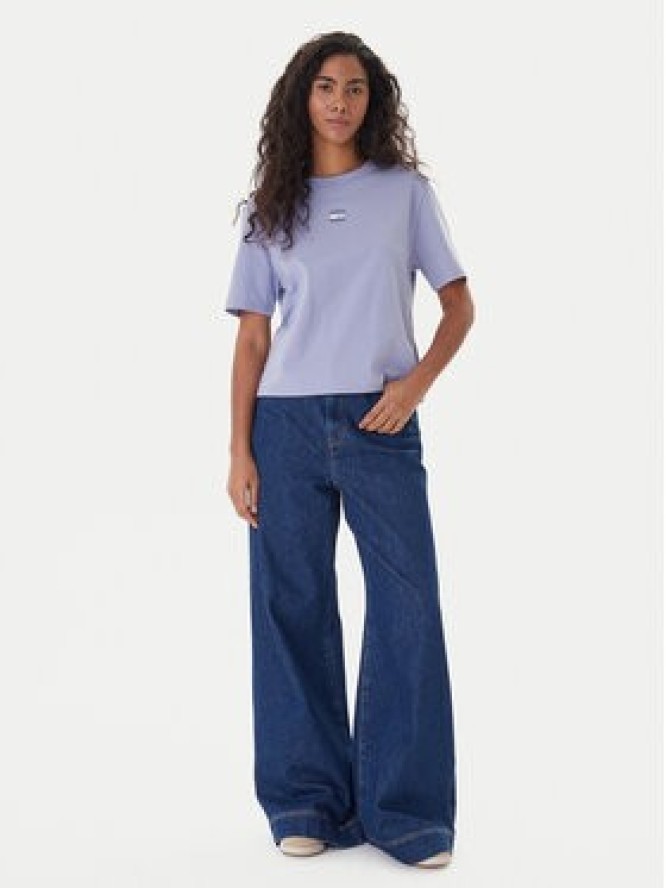 Tommy Jeans T-Shirt Badge DW0DW22202 Niebieski Boxy Fit