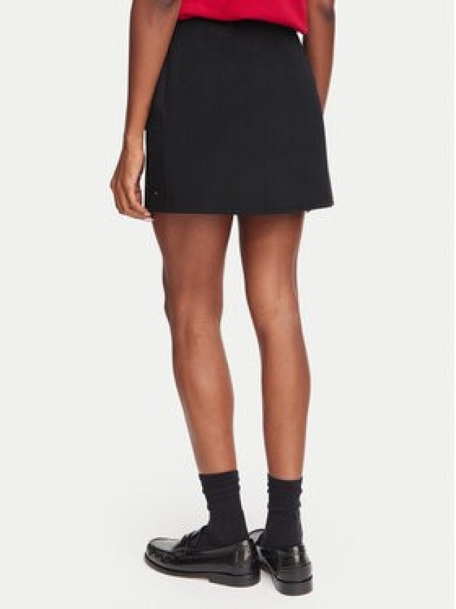 Tommy Hilfiger Spódnica mini WW0WW52234 Czarny Regular Fit