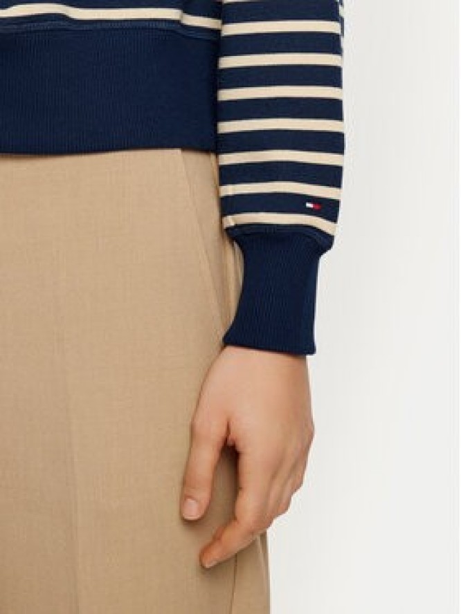 Tommy Hilfiger Bluza WW0WW44447 Granatowy Relaxed Fit