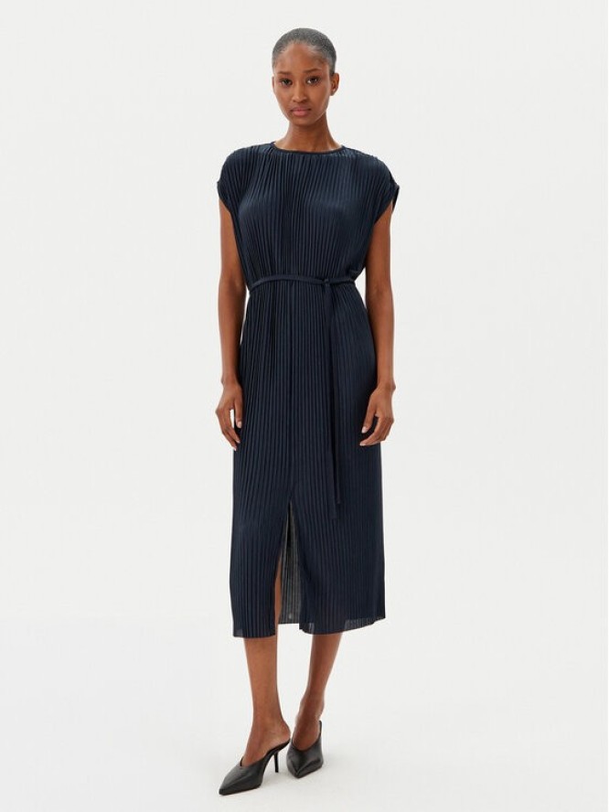 BOSS Sukienka koktajlowa Emaura 50521881 Granatowy Regular Fit