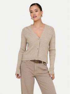 ONLY Kardigan Katia 15310902 Brązowy Regular Fit