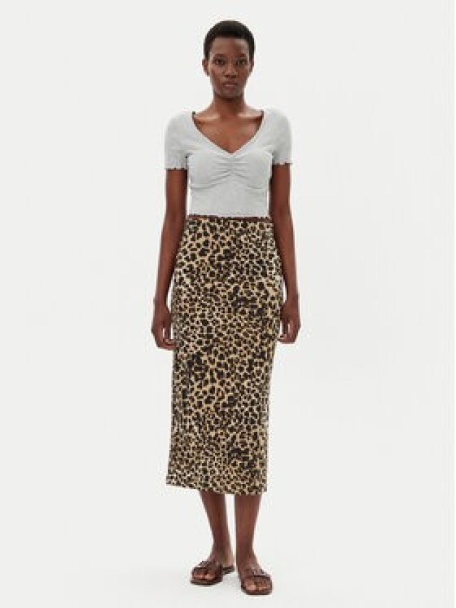 JDY Spódnica ołówkowa Ivy 15347463 Brązowy Slim Fit