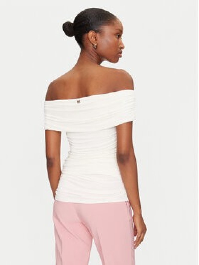 Marciano Guess Bluzka 5GGP04 6259A Écru Regular Fit