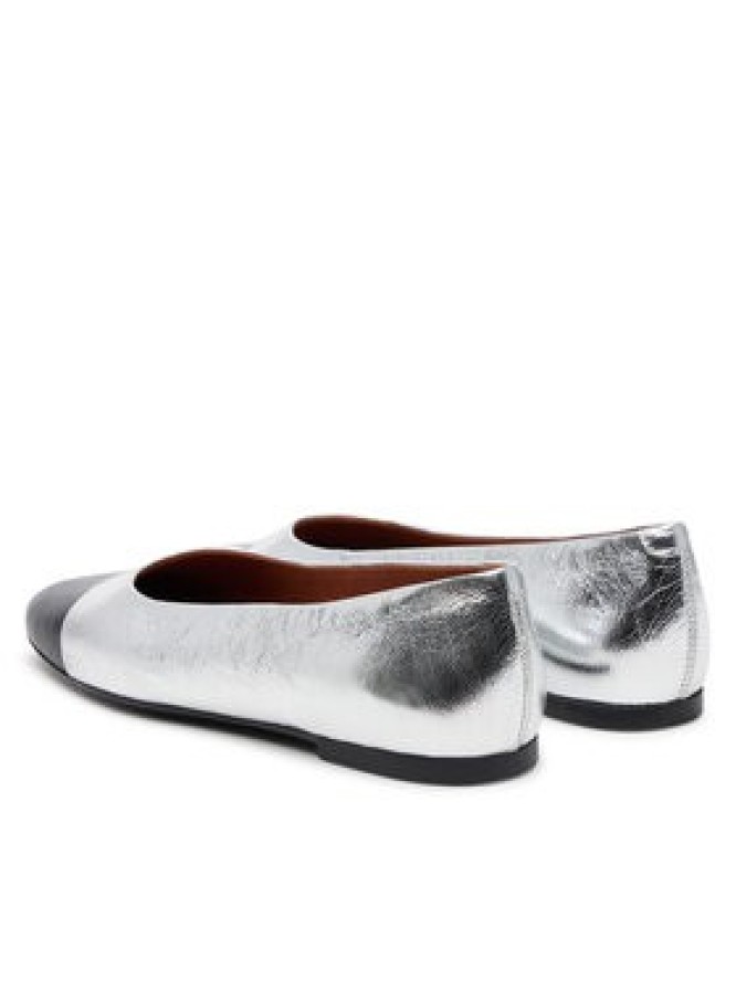 Vagabond Shoemakers Baleriny Jolin 5508-619-72 Srebrny