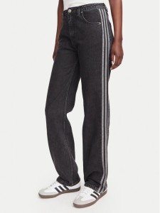 adidas Jeansy Firebird KQ6488 Czarny Regular Fit
