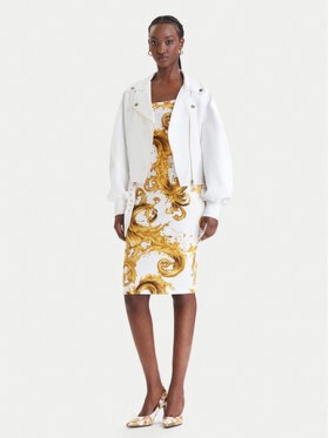 Versace Jeans Couture Kurtka przejściowa 80HAS410 N0432 Biały Loose Fit