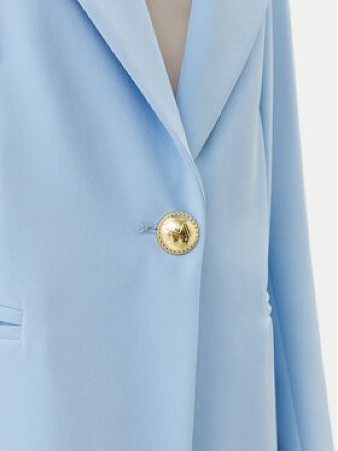 Maryley Marynarka 25EB187/M27/43MA Błękitny Regular Fit