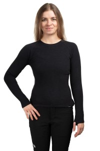 Koszulka Trekkingowa Damska Naturehike Crew Neck Reversible Women czarna m