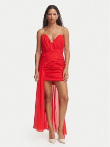 Bardot Sukienka koktajlowa Remalia 60555DB Czerwony Slim Fit