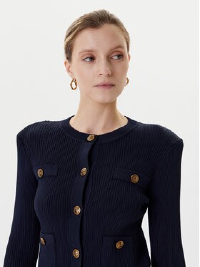 Guess Kardigan W5YR09 Z0130 Granatowy Regular Fit