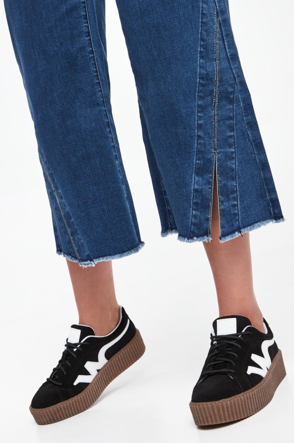 Jeansy damskie z kryształkami JOSEPH RIBKOFF