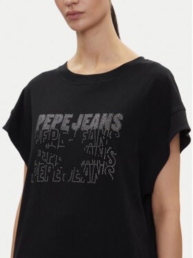 Pepe Jeans T-Shirt Lira PL505996 Czarny Regular Fit
