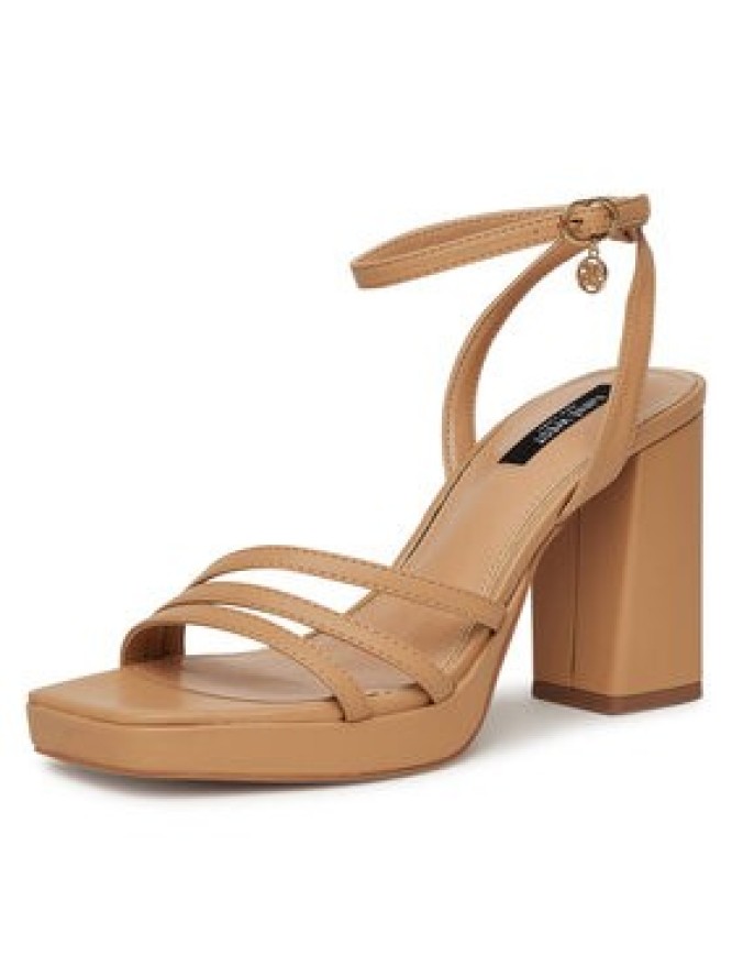 Nine West Sandały TS6197-01 Beżowy