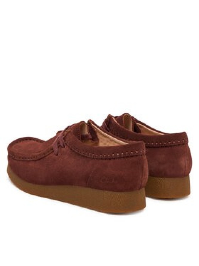 Clarks Półbuty WallabeeEVOSh 26329301 Bordowy