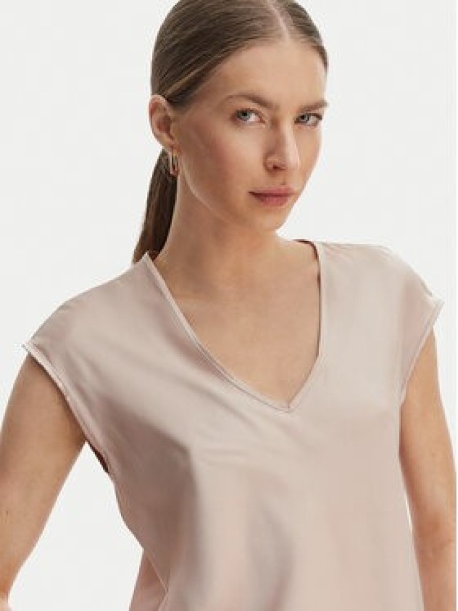 Rinascimento Bluzka CFC0127631003 Beżowy Regular Fit