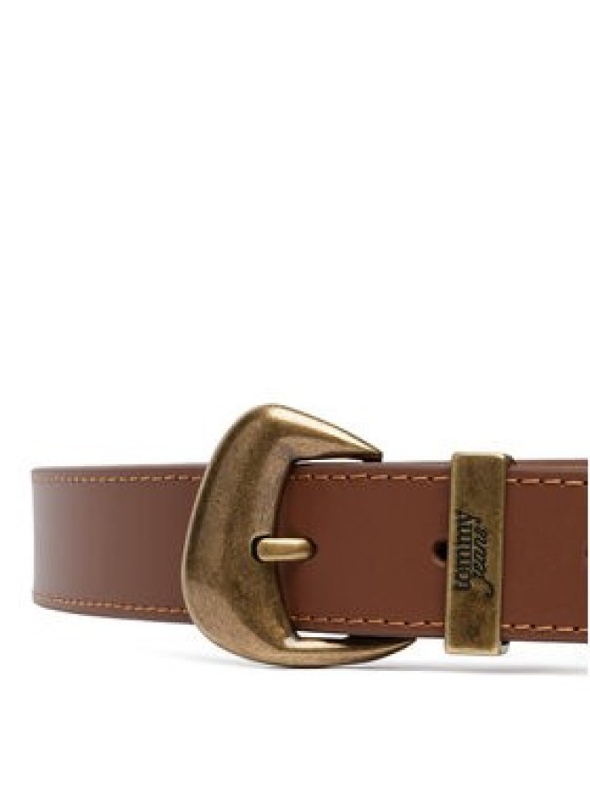 Tommy Jeans Pasek Tjw Cool Brass 30 AW0AW18845 Brązowy