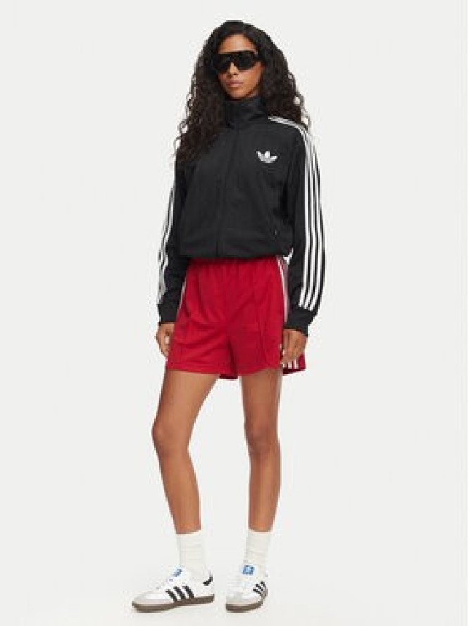 adidas Bluza Pinstripe Firebird KS6786 Czarny Loose Fit
