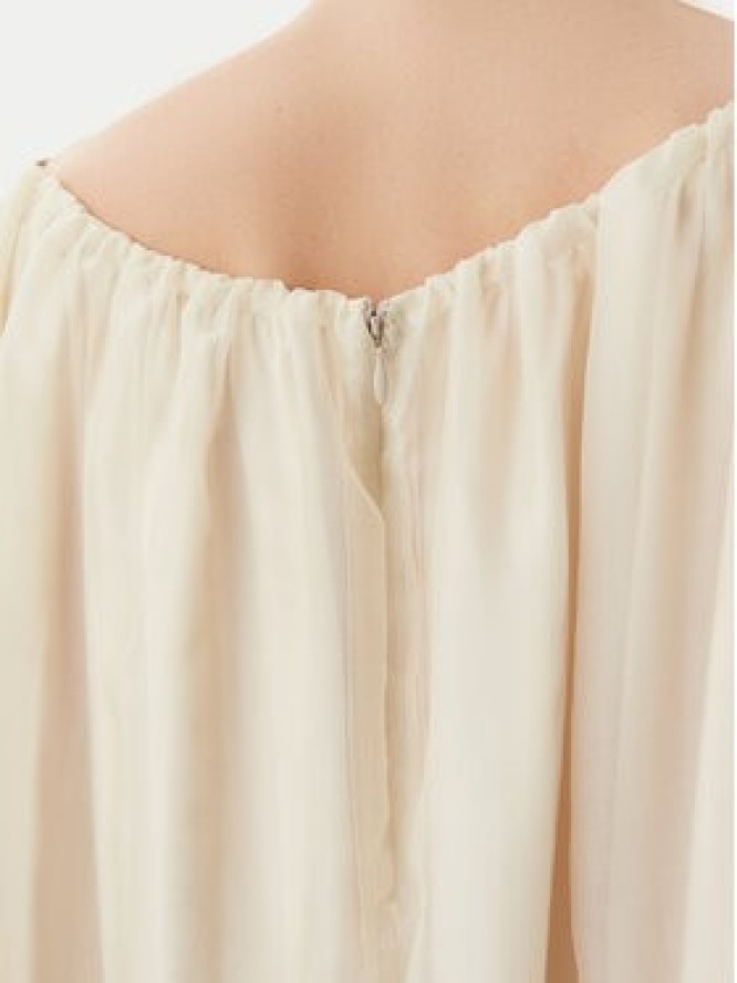 Herskind Sukienka koktajlowa Veronika 5586199 Écru Loose Fit