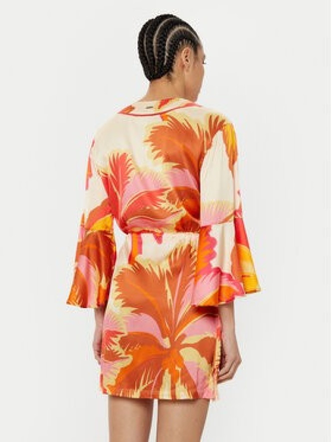 Maaji Sukienka letnia Jungle Palm PT2472CPO007 Pomarańczowy Regular Fit