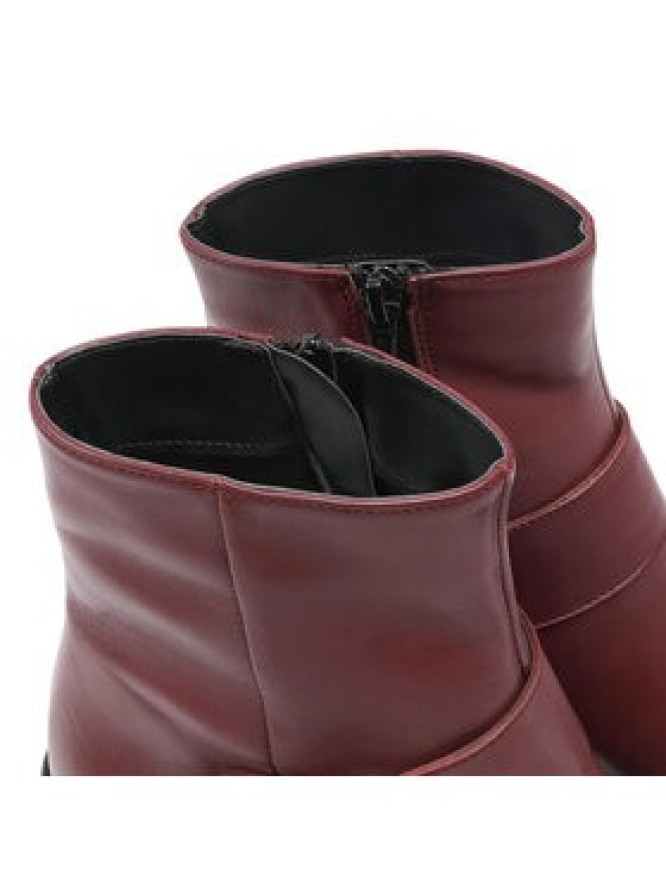 Lasocki Botki T003 Bordowy