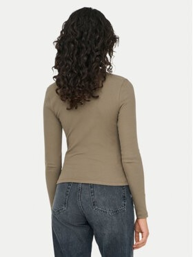 ONLY Bluzka Val 15371305 Brązowy Regular Fit