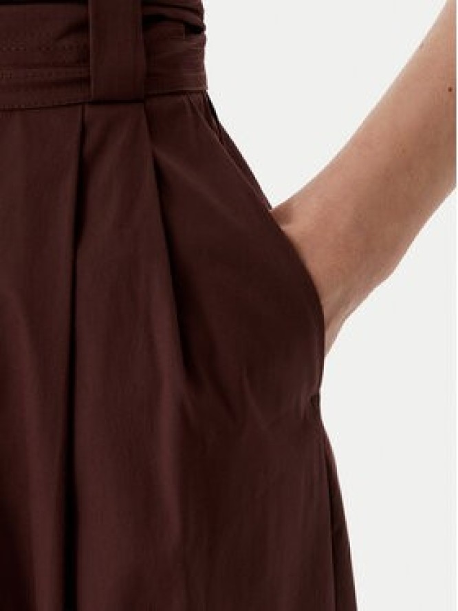 Marella Spodnie materiałowe Navile 2613131072 Brązowy Relaxed Fit